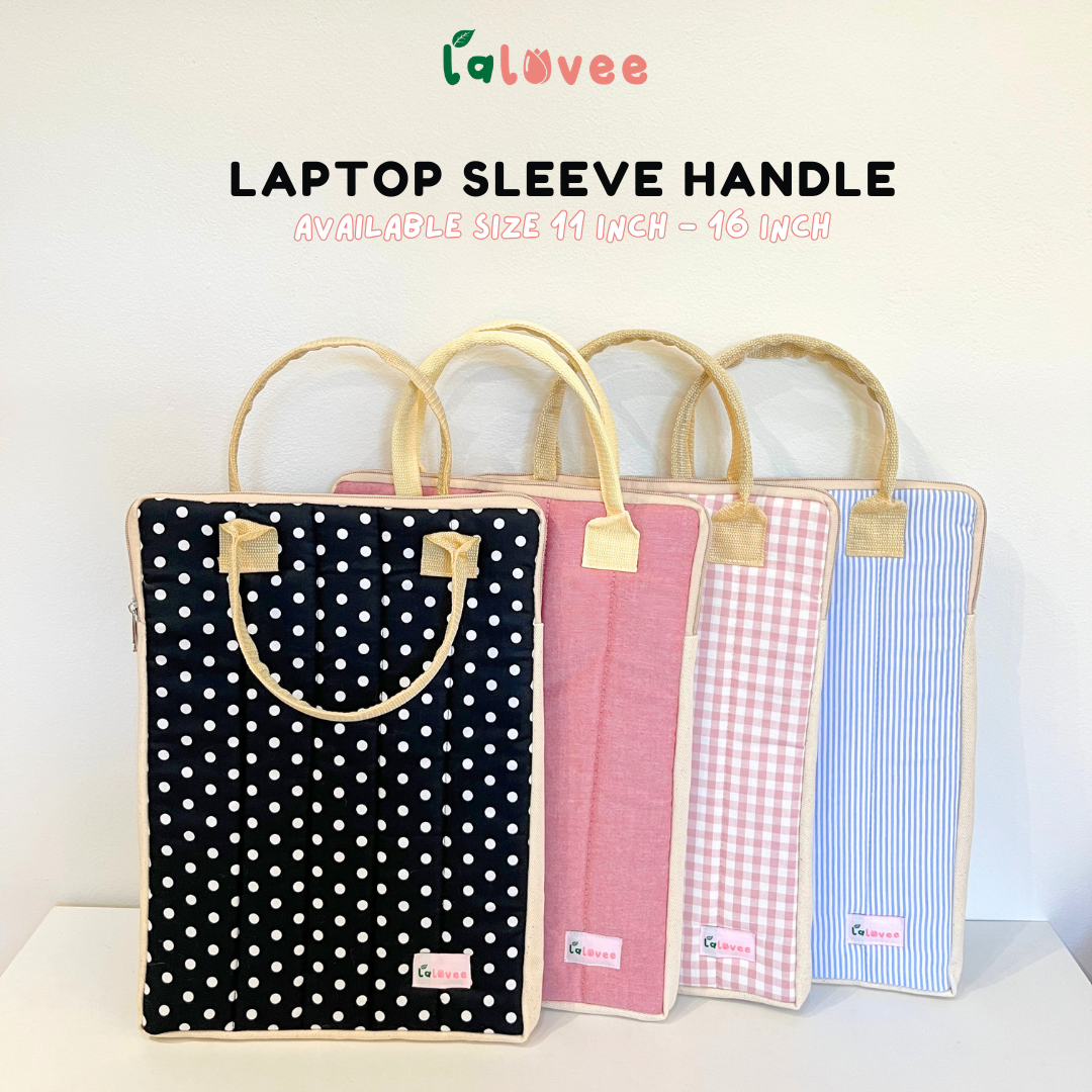Tas Laptop Puffy Size 11”, 12”, 13”, 14”, 15”, 16” - Model Handle
