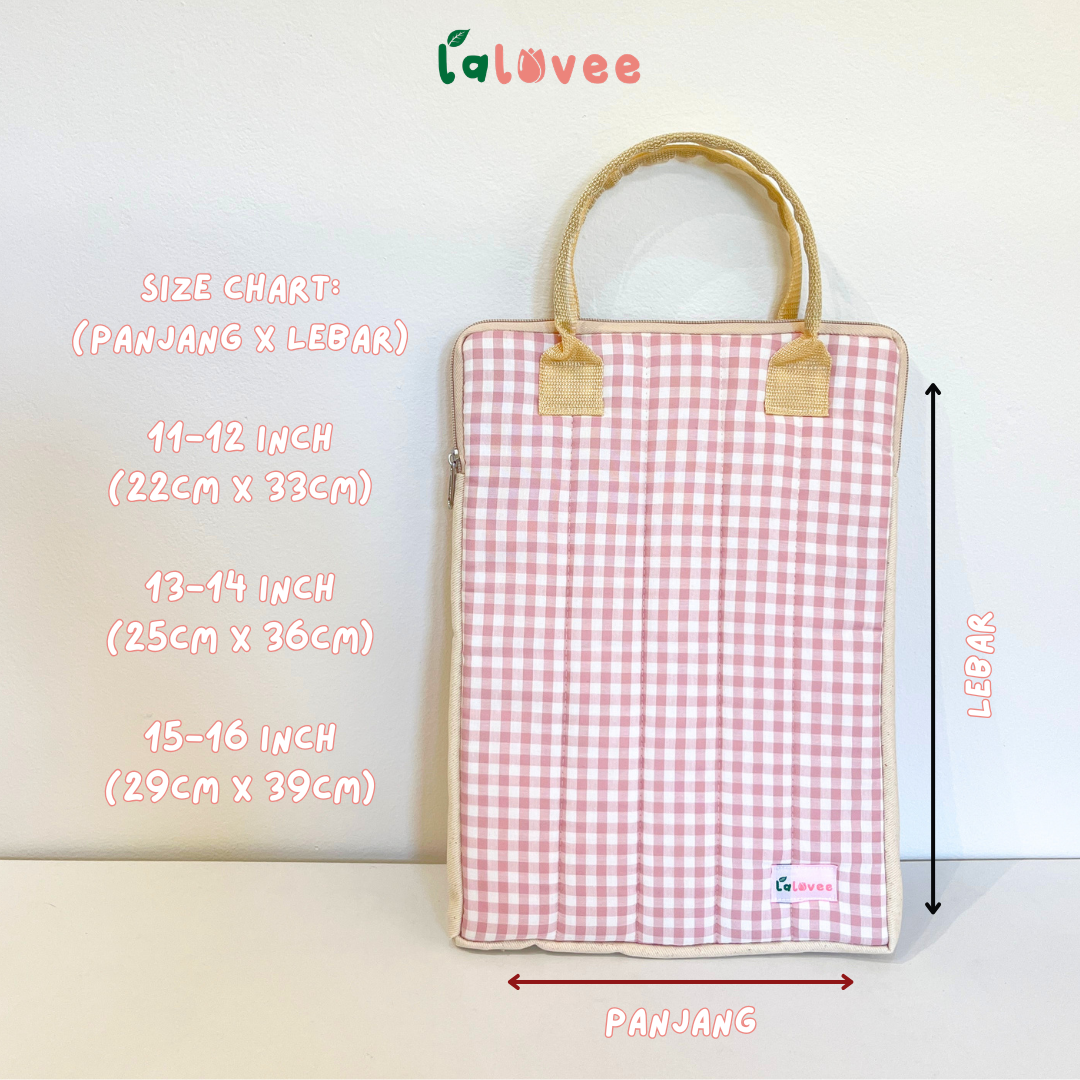 Foto Tas Laptop Puffy Size 11”, 12”, 13”, 14”, 15”, 16” - Model Handle