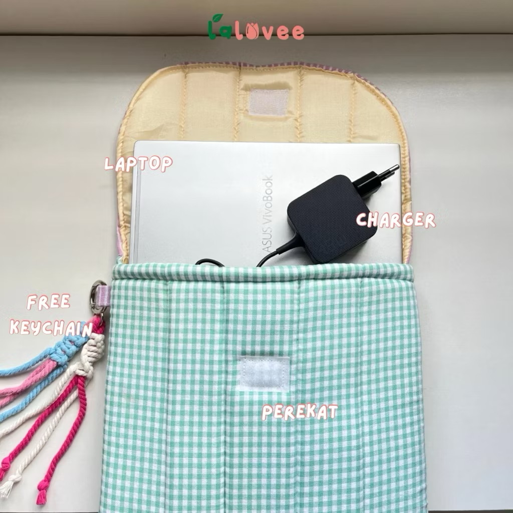 Foto Sleeve Laptop Puffy Size 11”, 12”, 13”, 14”, 15”, 16” -  Model Sleeve