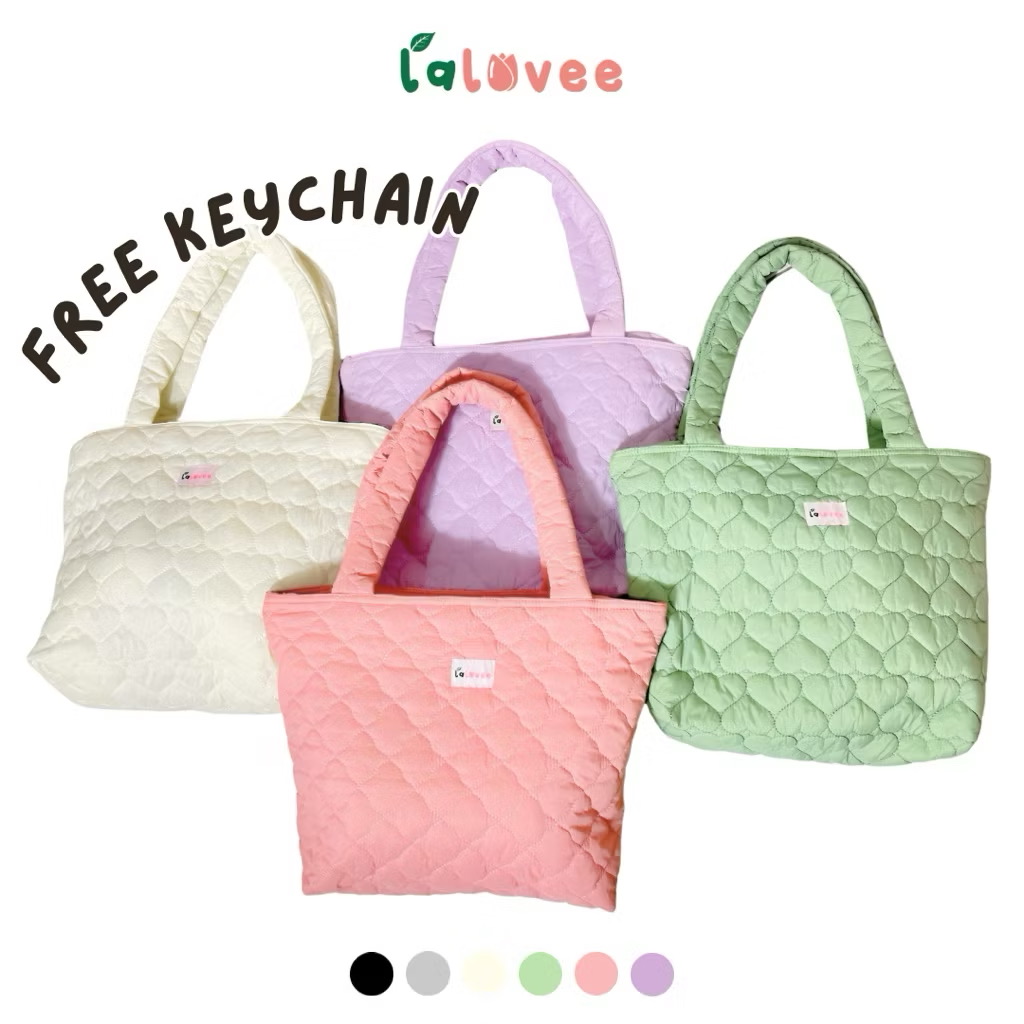 Colorful Totebag Puffy Anti Air Fit Laptop 14 Inch