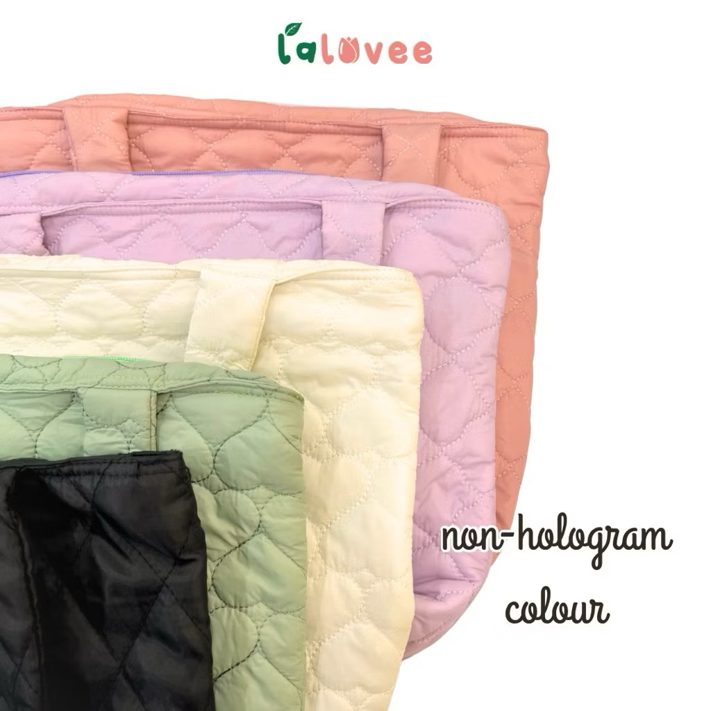 Foto Colorful Totebag Puffy Anti Air Fit Laptop 14 Inch