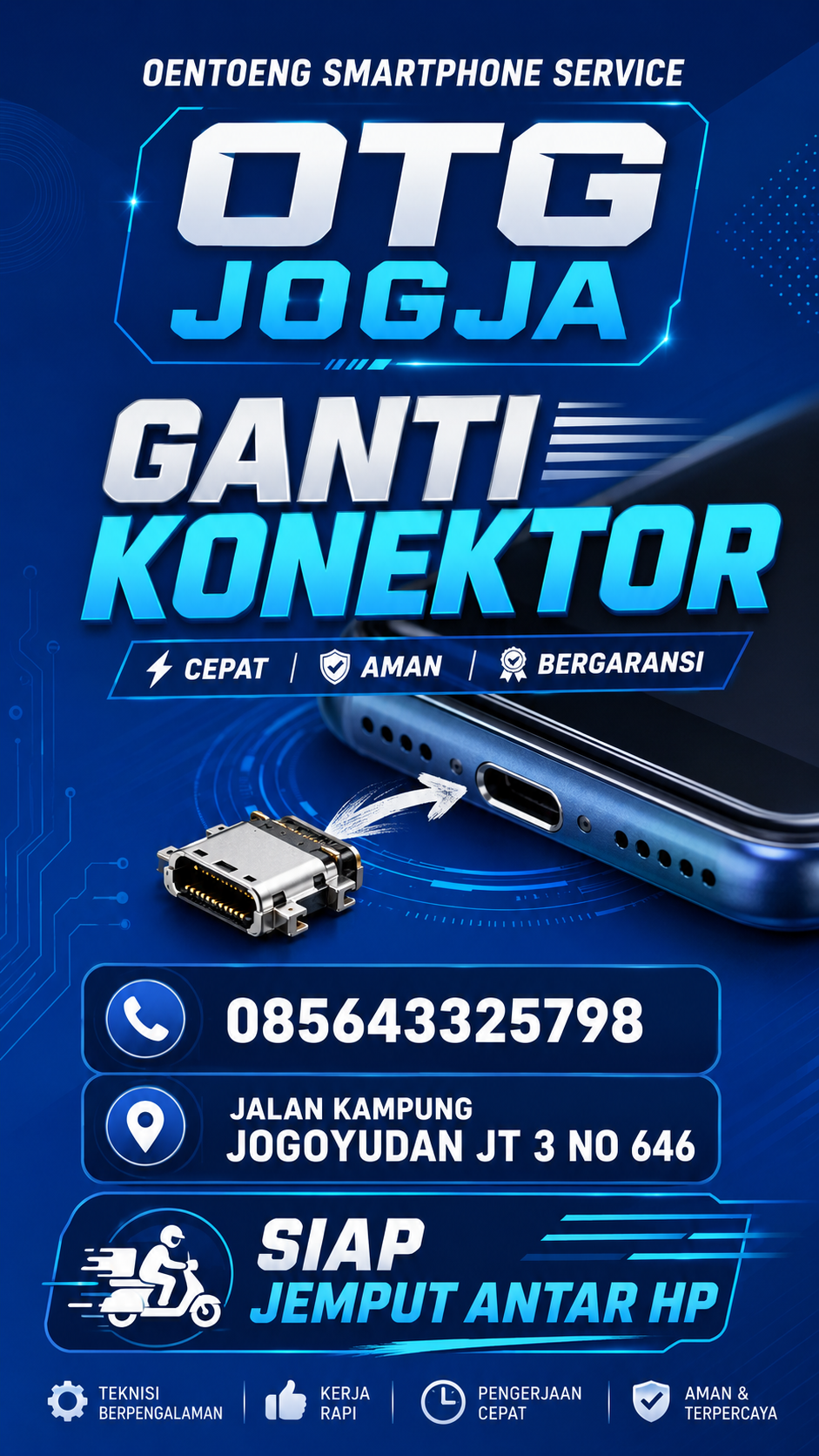 Ganti Konektor