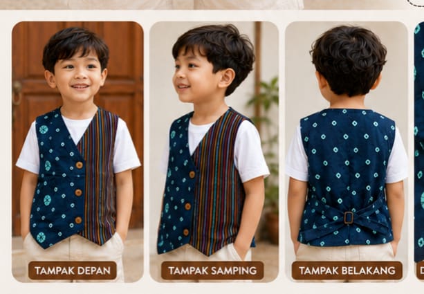Vest Unisex Anak BtkWayang