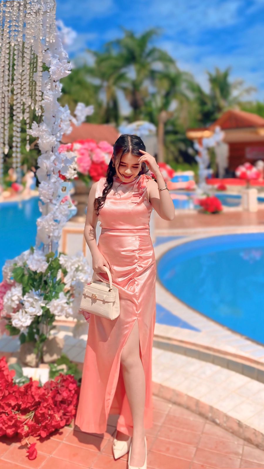 dress bridesmaid wanita