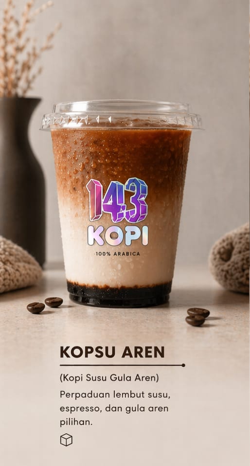 Kopi susu Gula aren