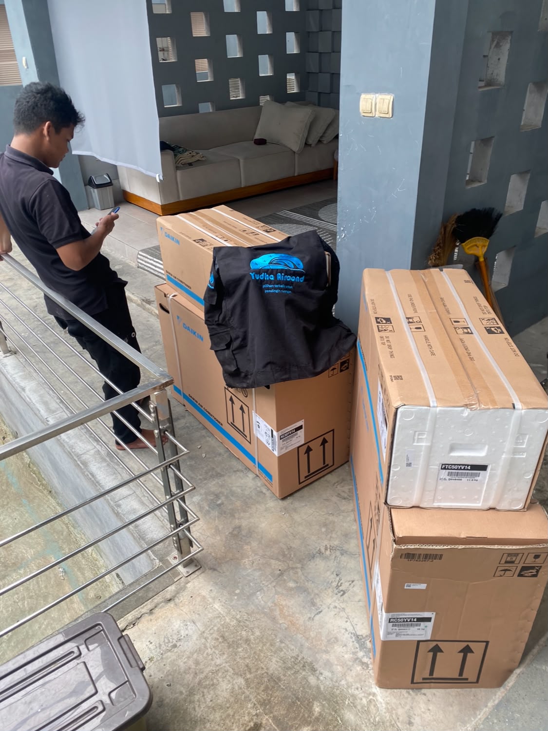 Pemasangan ac baru & second
