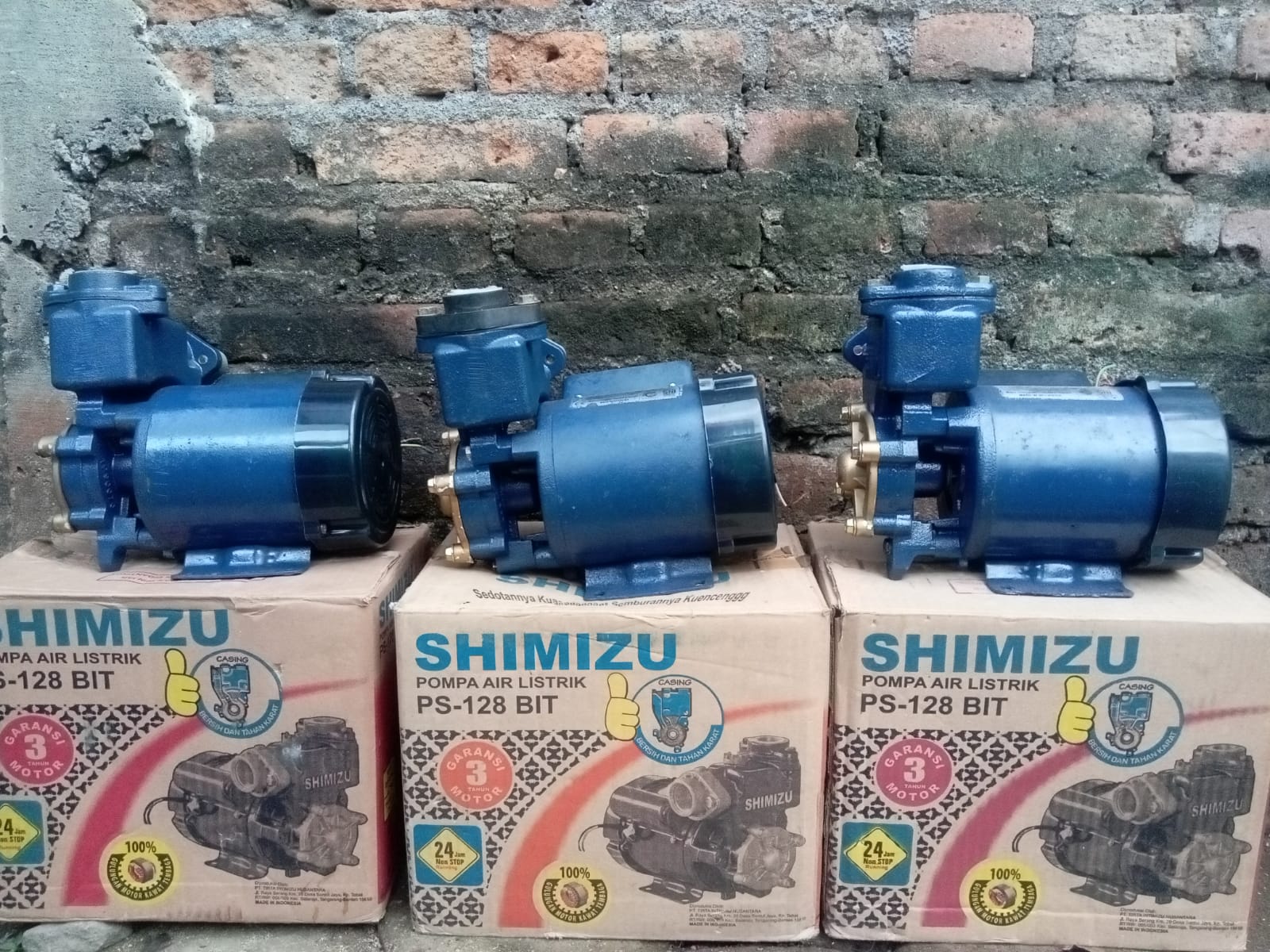 Pompa air shimizu ps 128 bit siap pasang bs tt pompa mu yg rusak