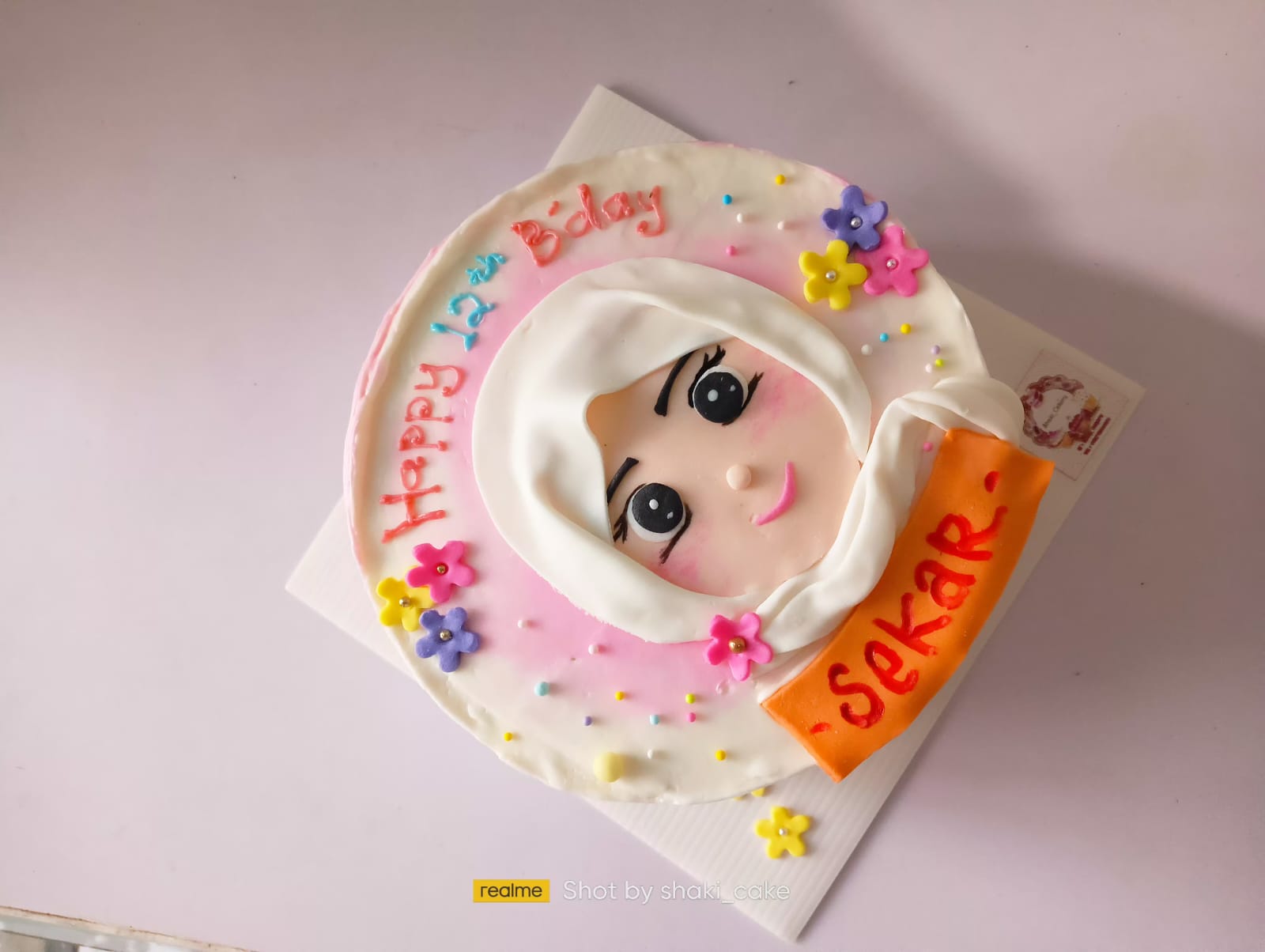 Foto Cake Buttercream mix Fondant