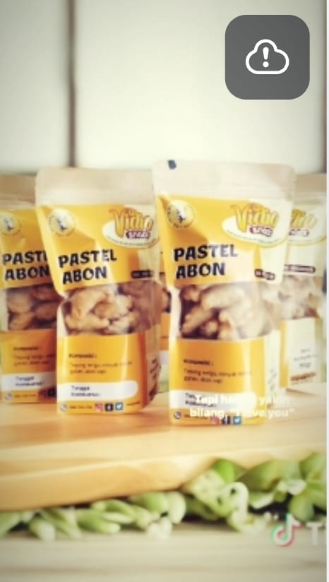 pastel abon mini
