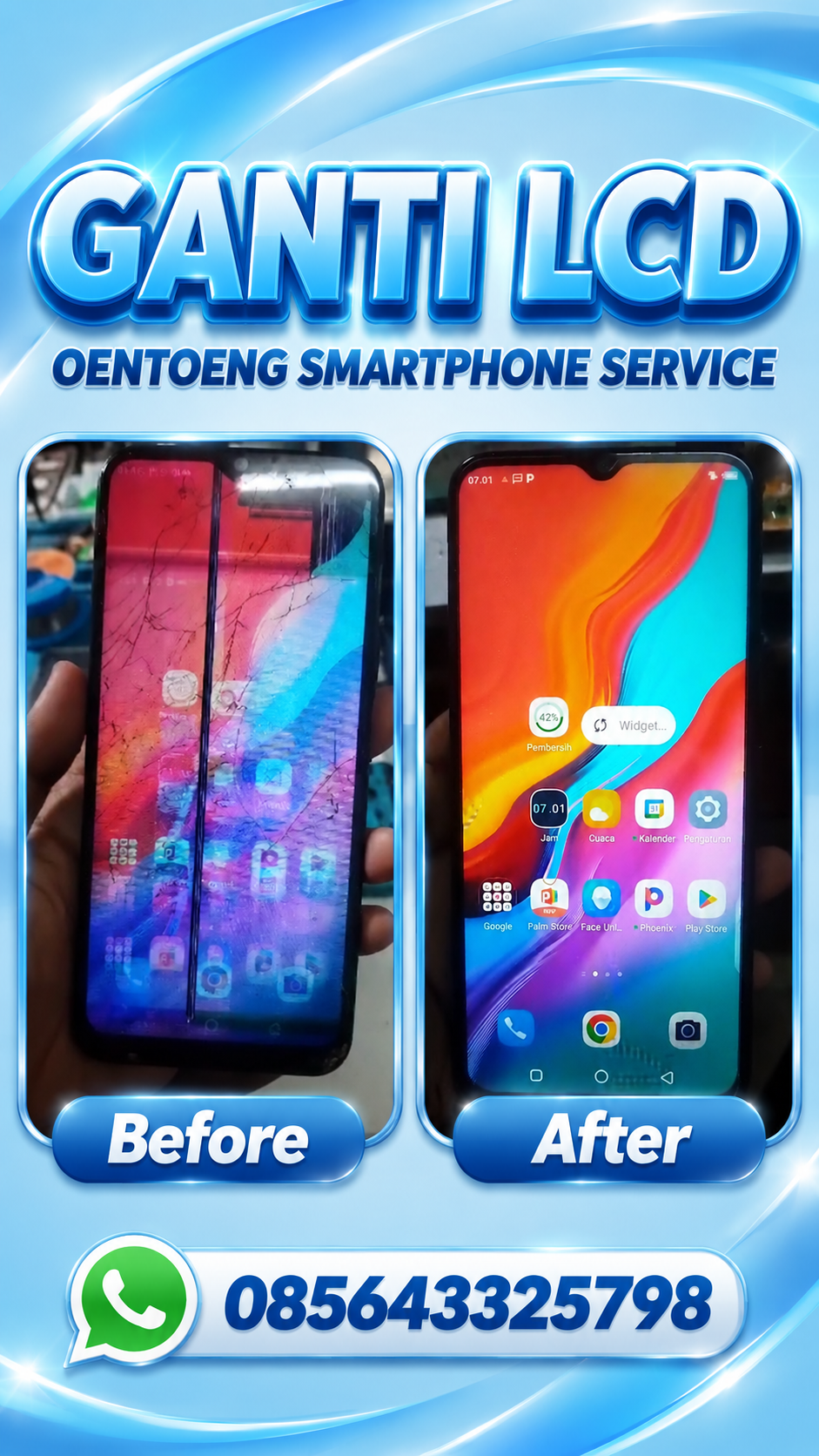 Ganti LCD