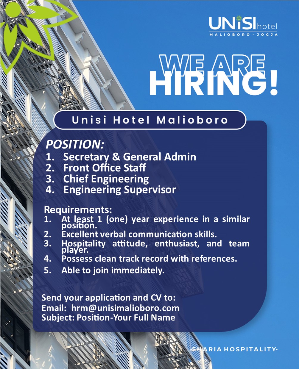 UNISI HOTEL MALIOBORO
