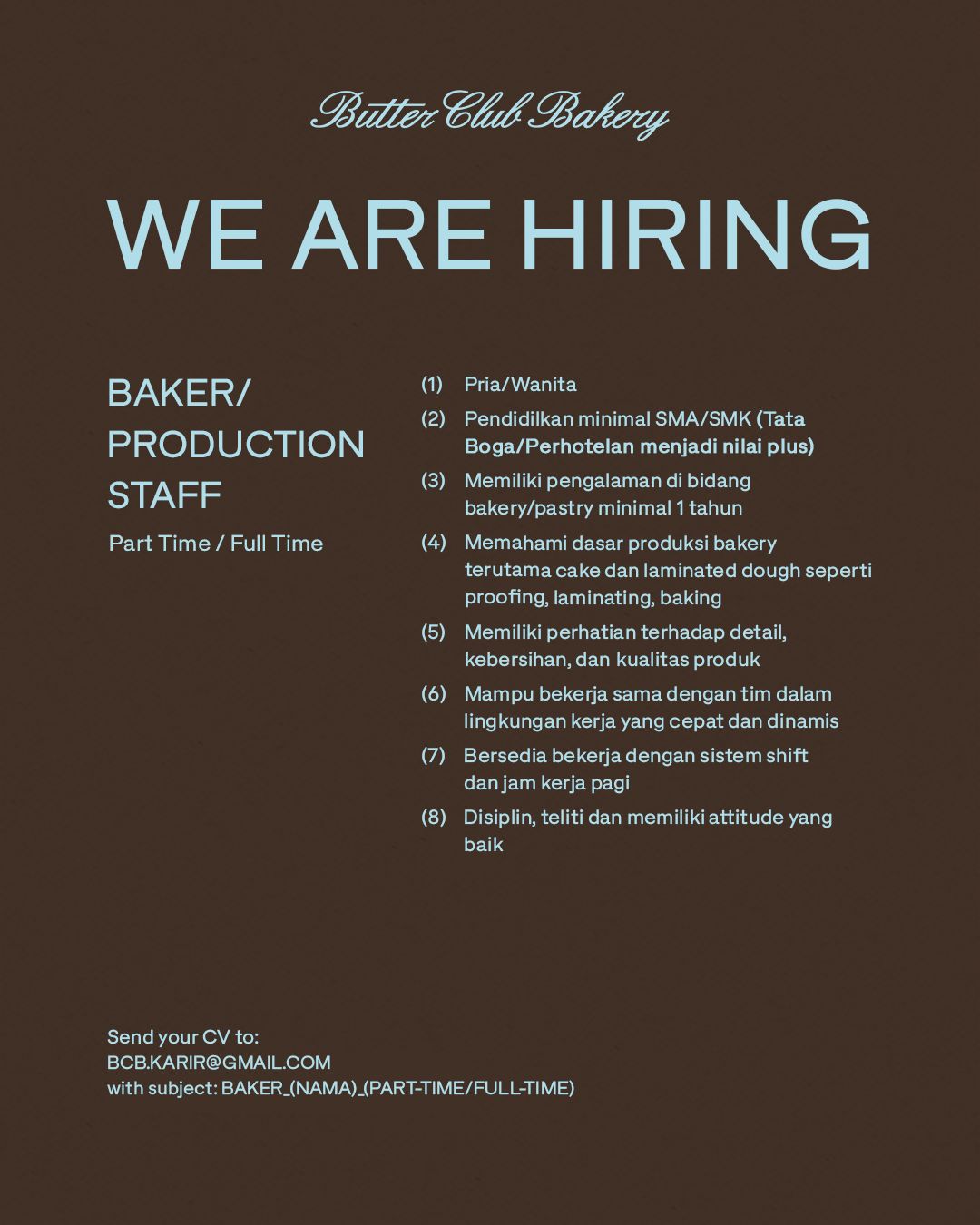 BUTTER CLUB BAKERY