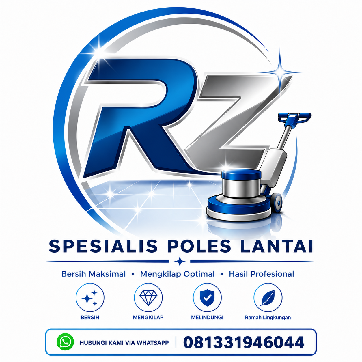 Logo Jasa Poles Lantai RZ Spesialis Poles Lantai